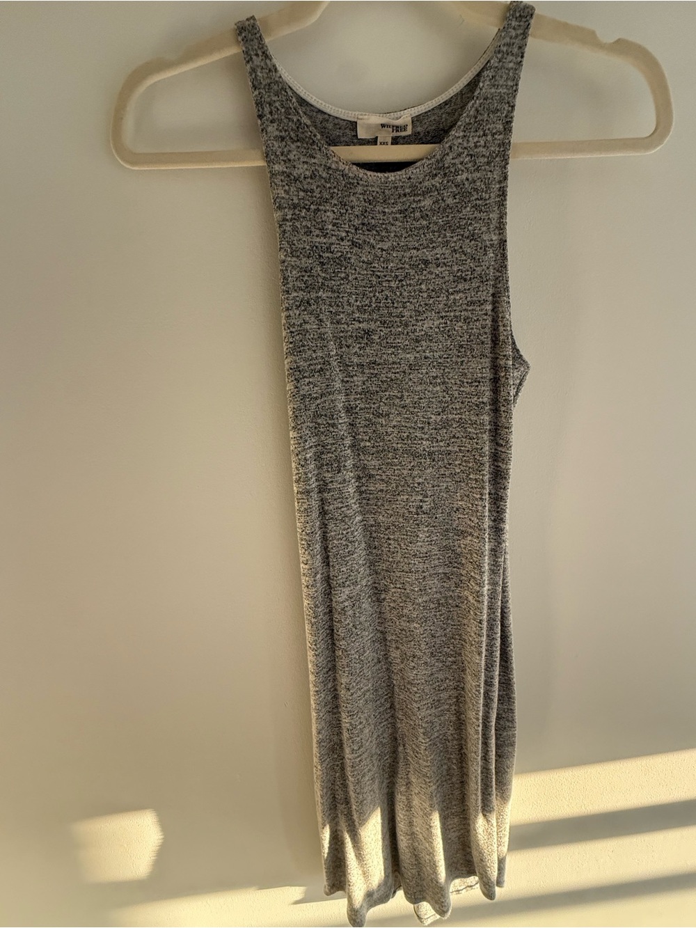 Wilfred Free Grey Knit Sleeveless Dress